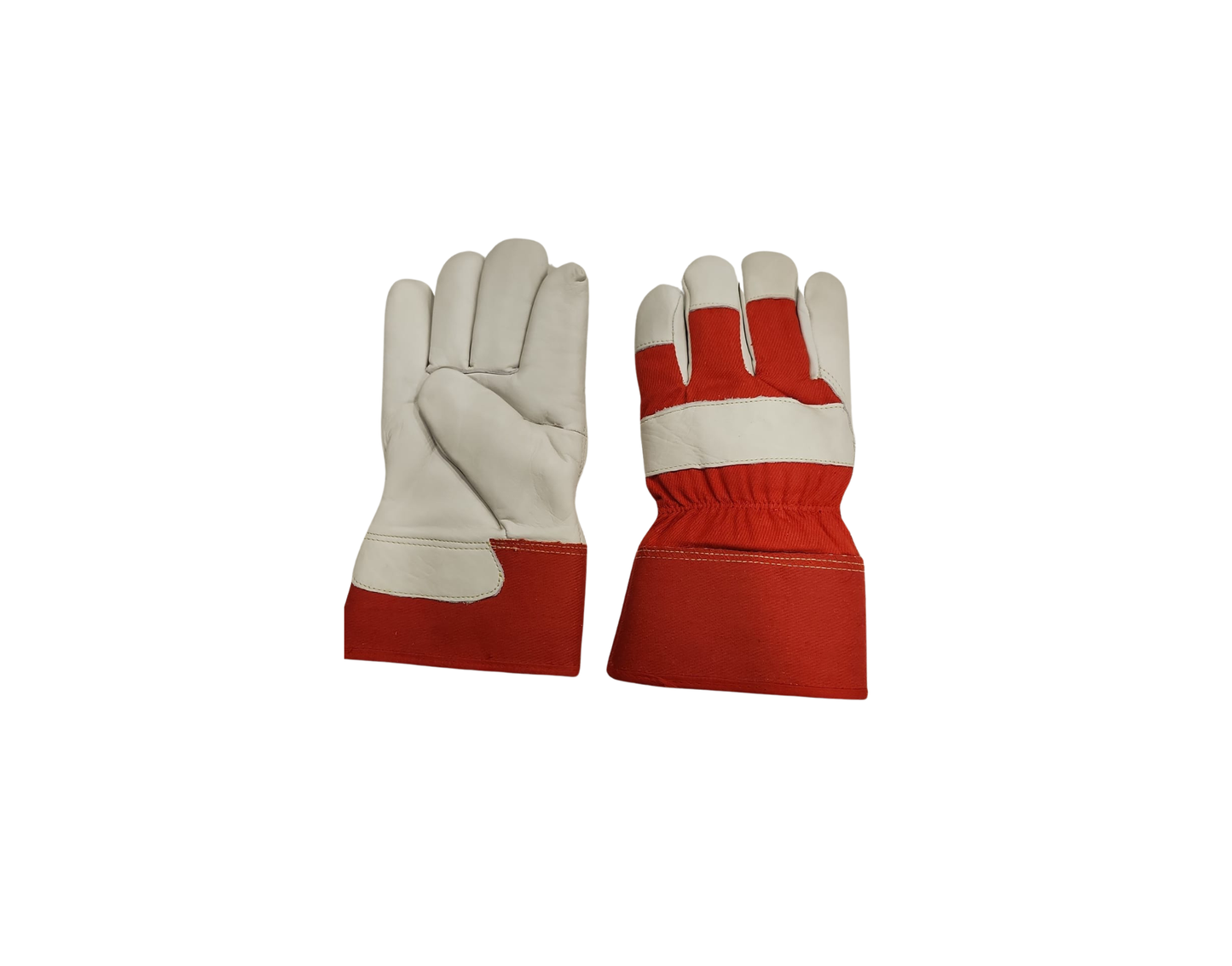 RED & WHITE WINTER GLOVES